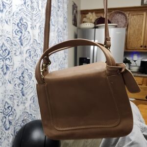 Liz Claiborne Tan Leather Bag